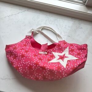 American Girl Pink Star Pattern Tote Bag